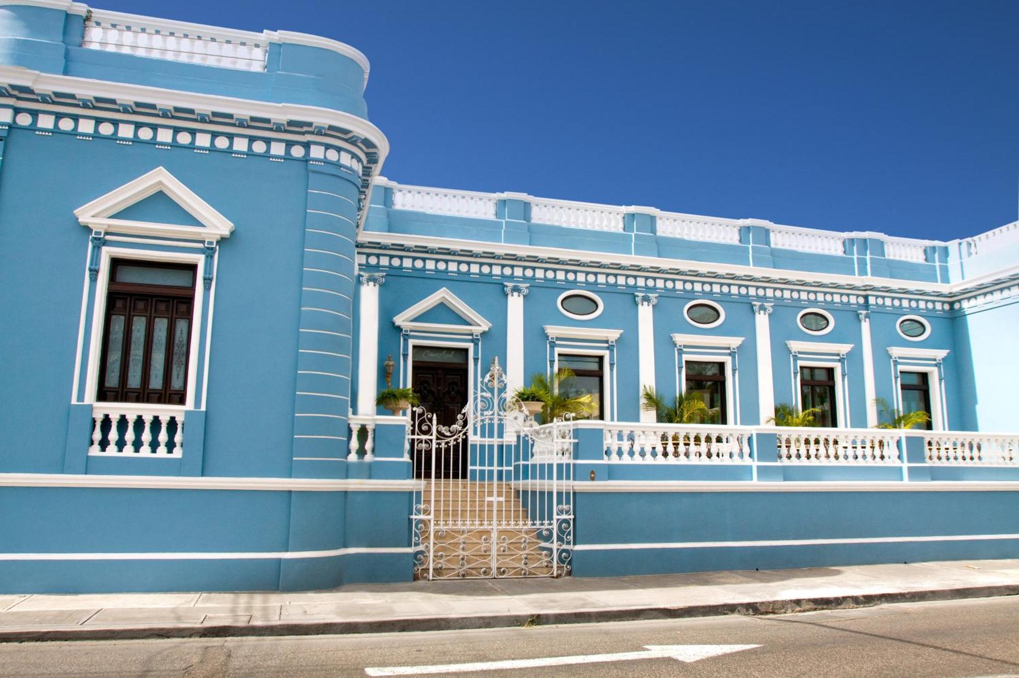 Casa Azul Monumento Historico Hotel เมริดา ภายนอก รูปภาพ